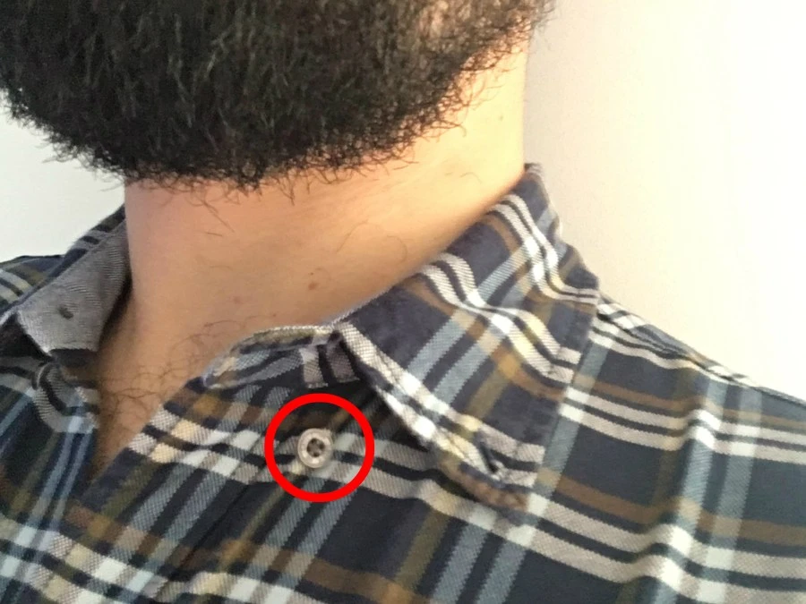 button down collar