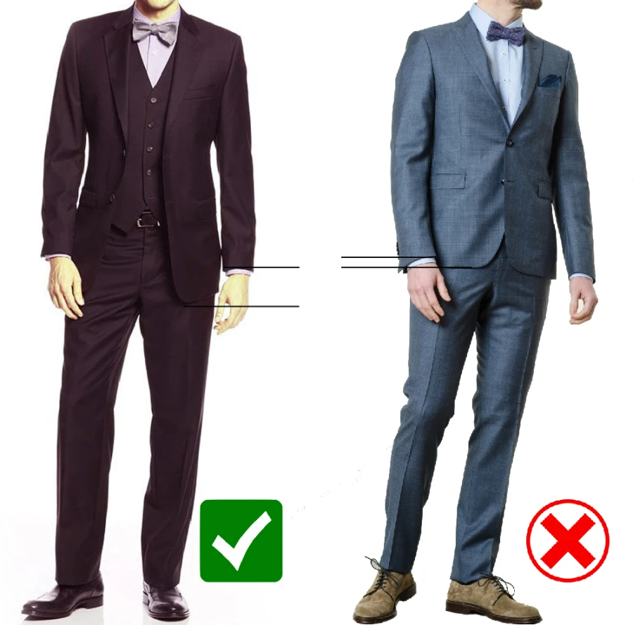correct jacket length-100
