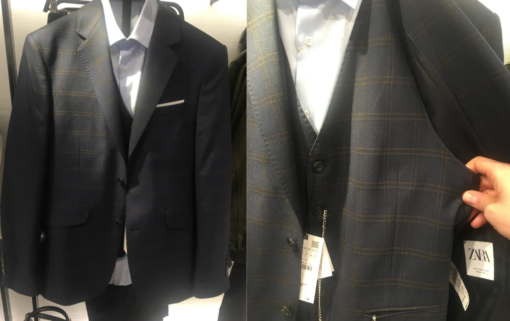 suit from zara men-100